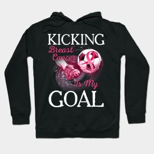 Breast Cancer Awareness Pink Ribbon Soccer Lovers Women Hoodie